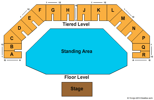 Scottish Exhibition & Conference Center Seating Chart